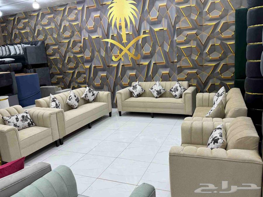 طقم كنب 11 شخص ثلاث قطع ثلاثية وقطعتين مفرد64448235496323110