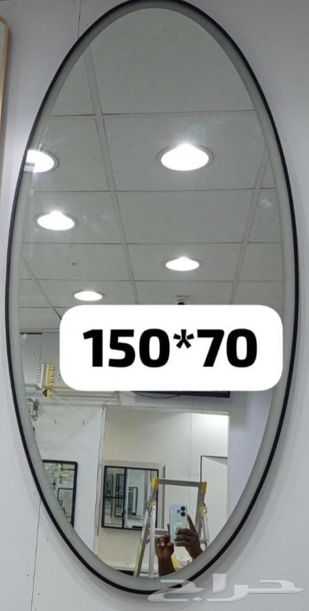 Ready-made decorative mirrors with lighting and touch switch64445201377409111