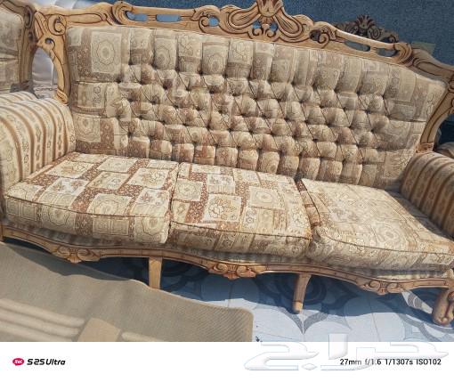 كنب مجلس مستعمل نضيف على اسوم التوصل64445106182913111