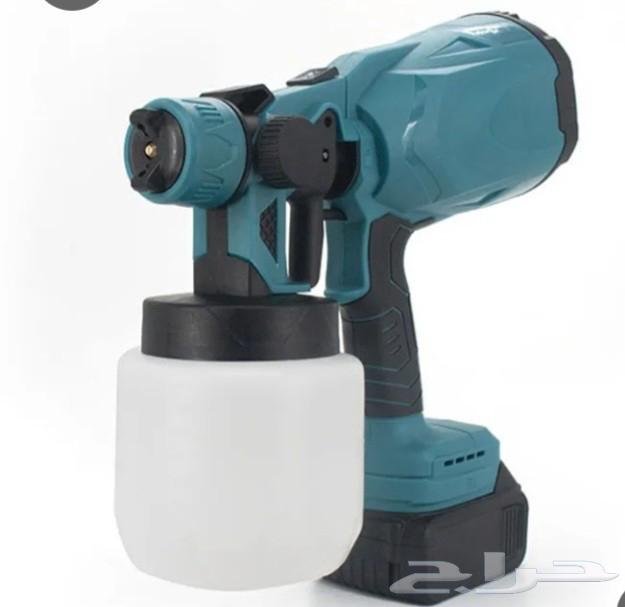 جهاز الصبغ المحمول مع 2 بطاريه بقوة 48 فولت السعر   100ريال64447521381633110