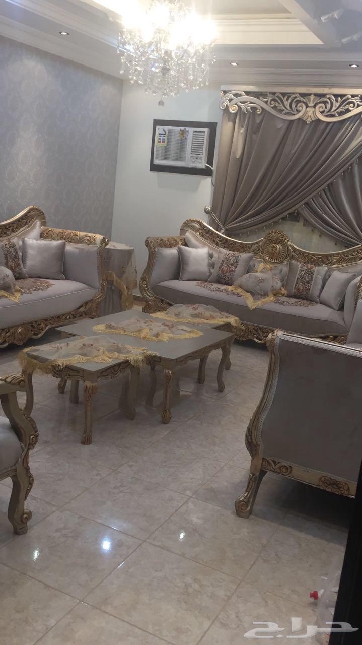 Complete sofa set with tables and curtain64445215063425110
