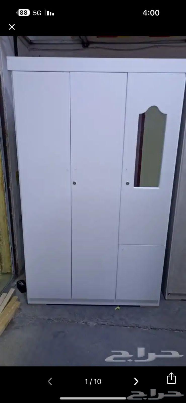 New 1 - Single and a half bed, length 1.90, width 1.20, 1 closet with two drawers64442775744643113