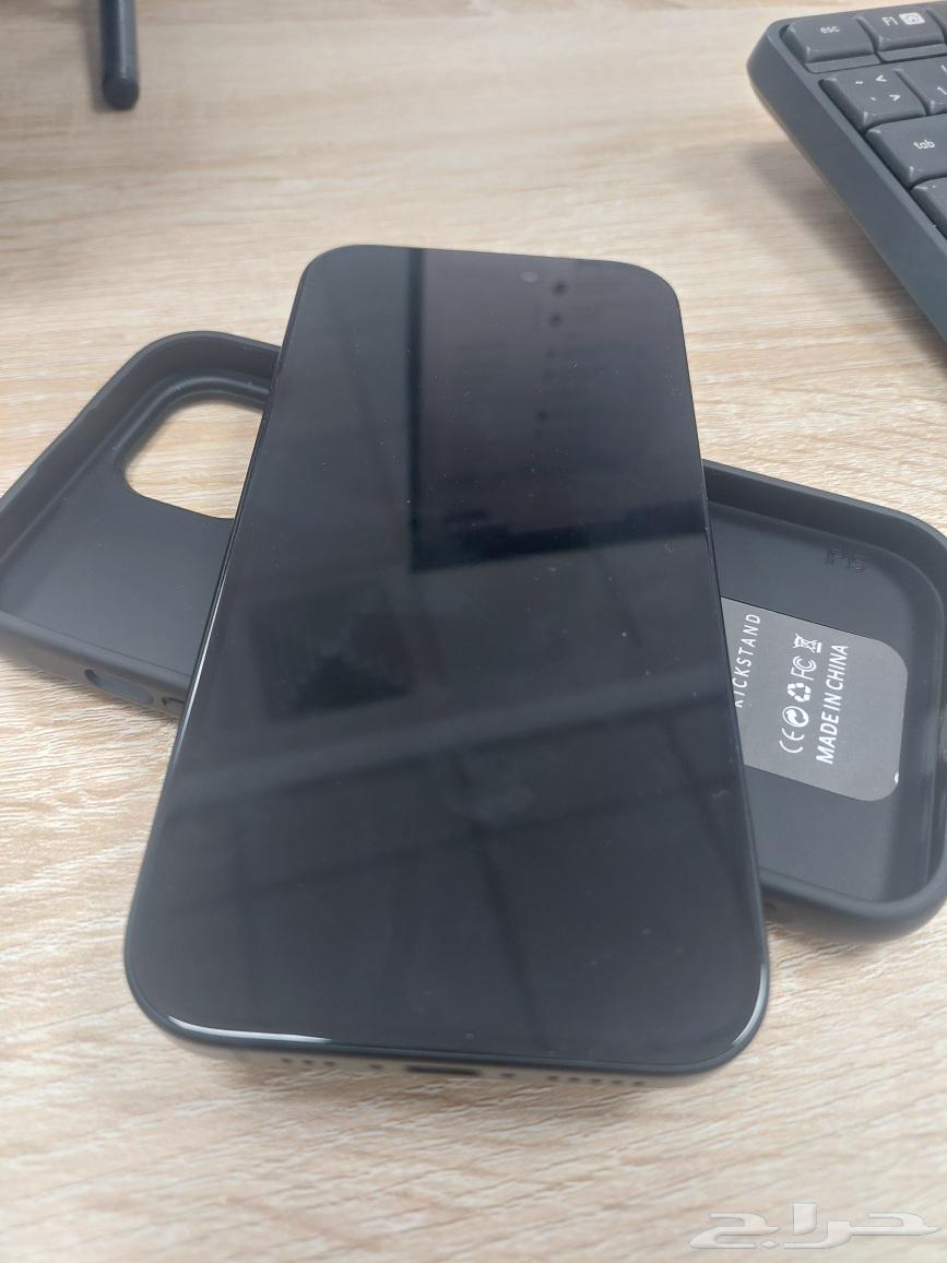 جوال ايفون 15 عادي اسود64445662320386110