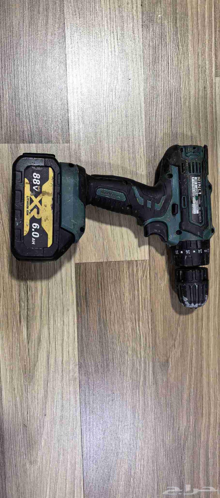 دريل صيني 18 فولت لاسلكي مع بطاريه كبيره للبيع64611955021699110