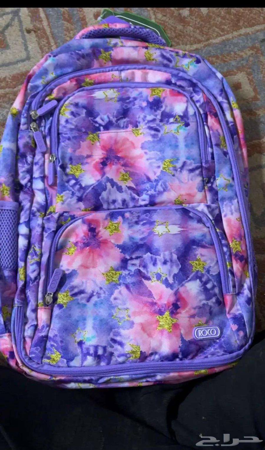 شنطة مدرسية بألوان جذابة وتصميم مريح  مناسبة للبنات من جرير64448208921346110