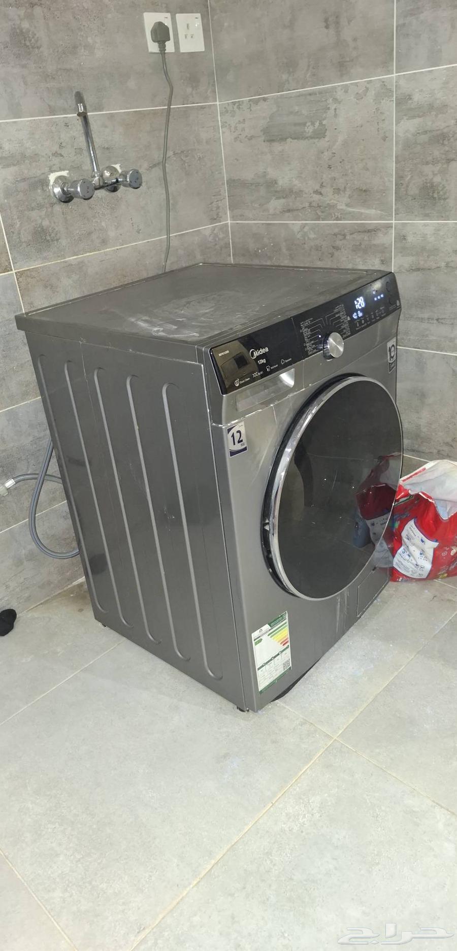 Midea 12kg washing machine, 10-year warranty, used for only one and a half years64445757467522111
