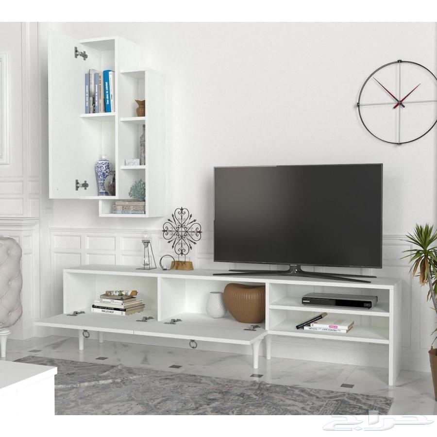 طاوله طاولة تلفزيون Lavita ابيض64453407733378111