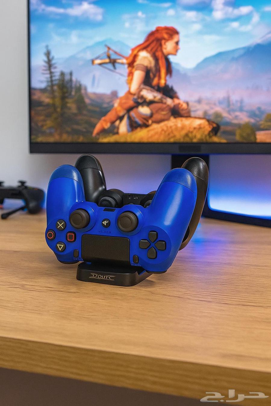 For sale: PlayStation 4 in good condition with two controllers, priced at 500, contact via WhatsApp64435564373763110