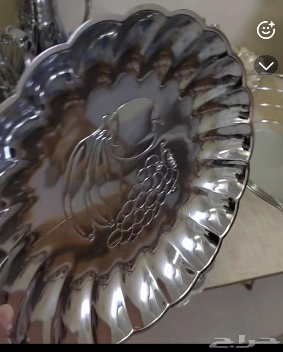 صحون تقديم فضيه 11 حبه جديدة لم تستخدم64457117762050112