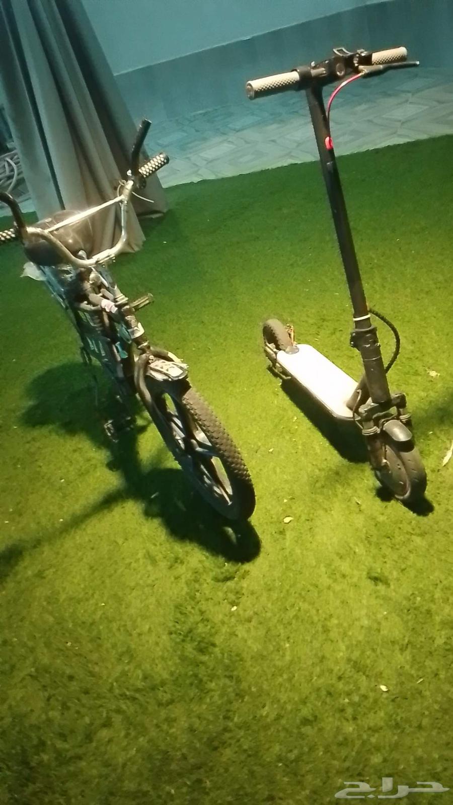 Hello, I'm offering you an Endunosi Rambo bicycle and a Xiaomi scooter64455072770946114