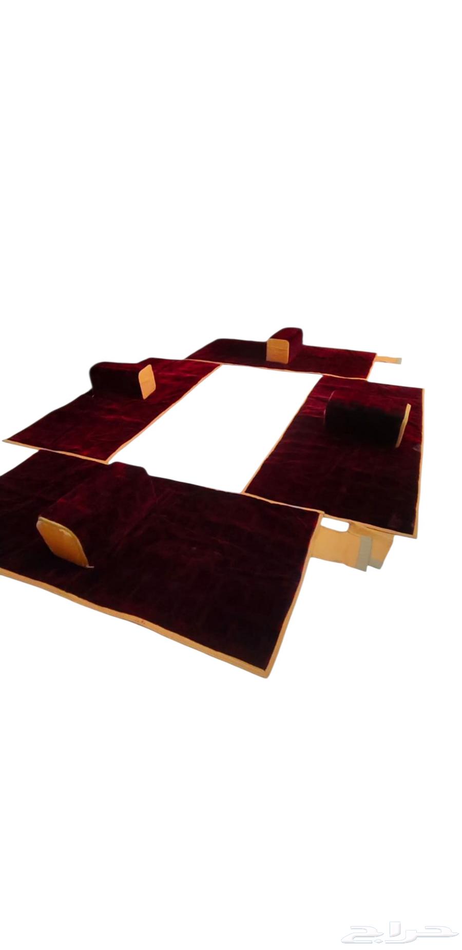 Set of 4 mats with 4 original Turkish Afghan-pattern pillows64455907727747111