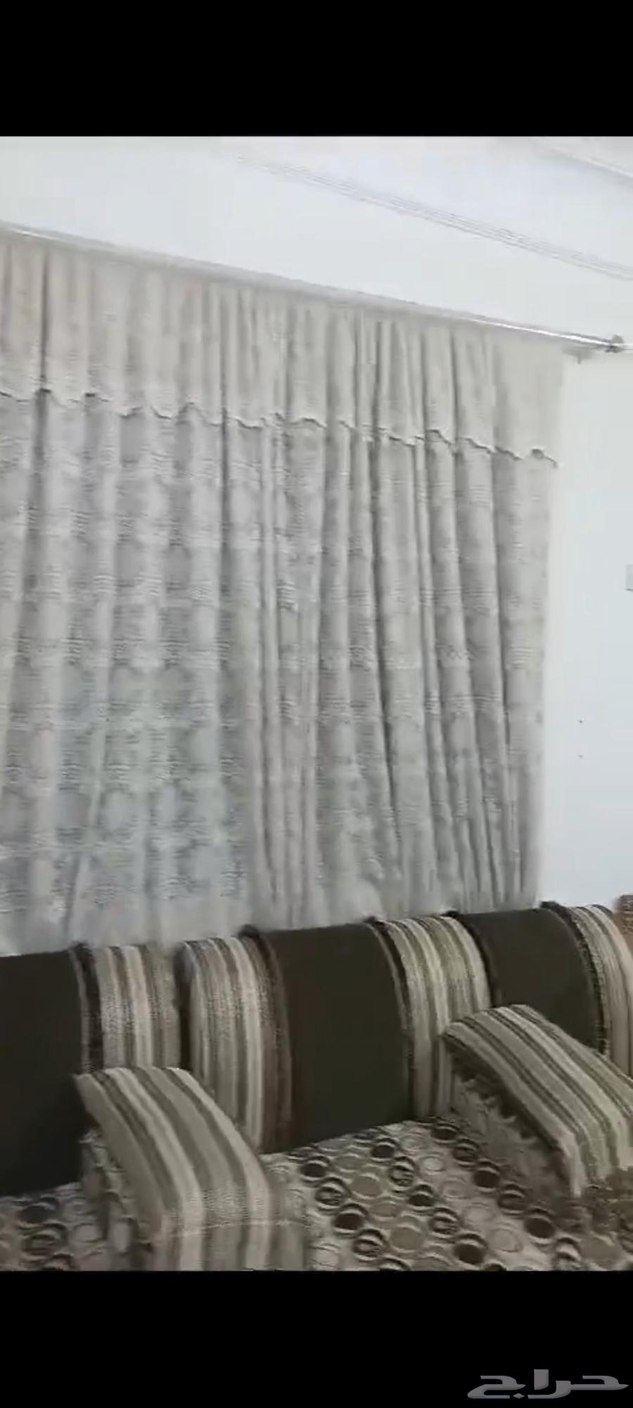 Sofa set for sale with tables and curtain64453903110147111