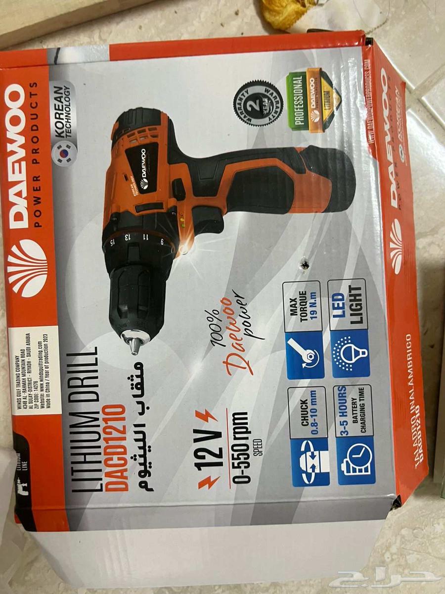 دريل كهربائي 12 فولت صناعه كوريه64614991534211110