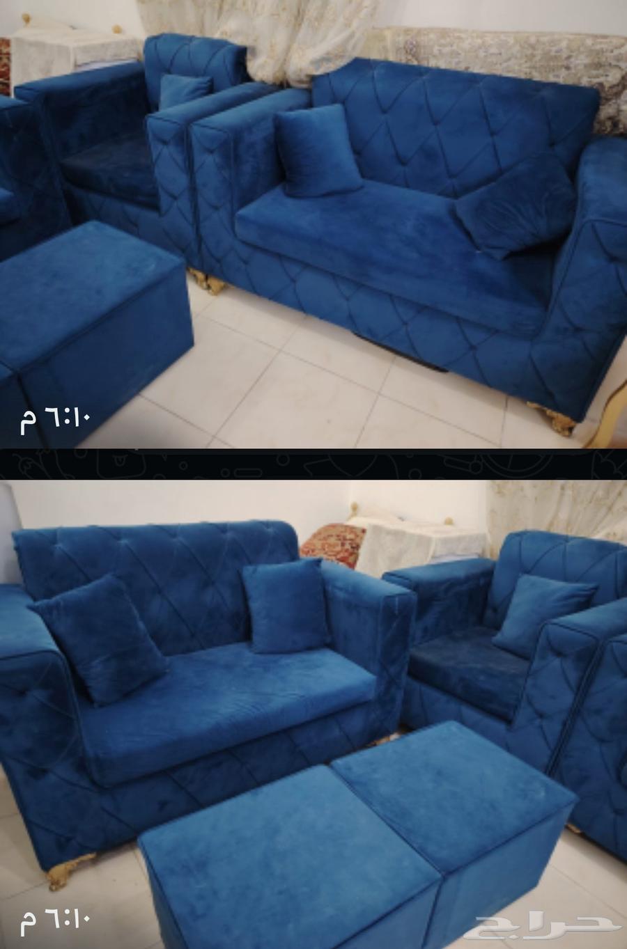 كنب جديد استعمال خفيف جدا جدا جدا64454880953473112