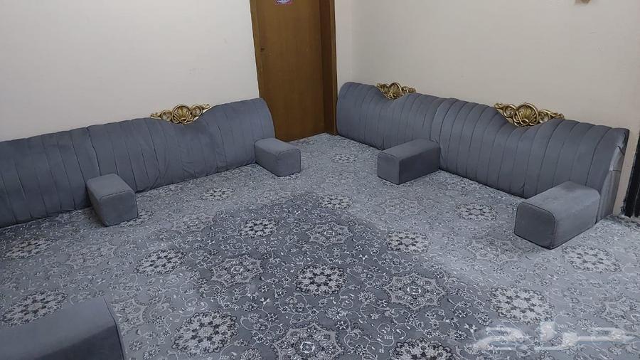 Full Floor Council Session 5 Sofas with 5 Poufs with Curtain with Carpet64451042605313110