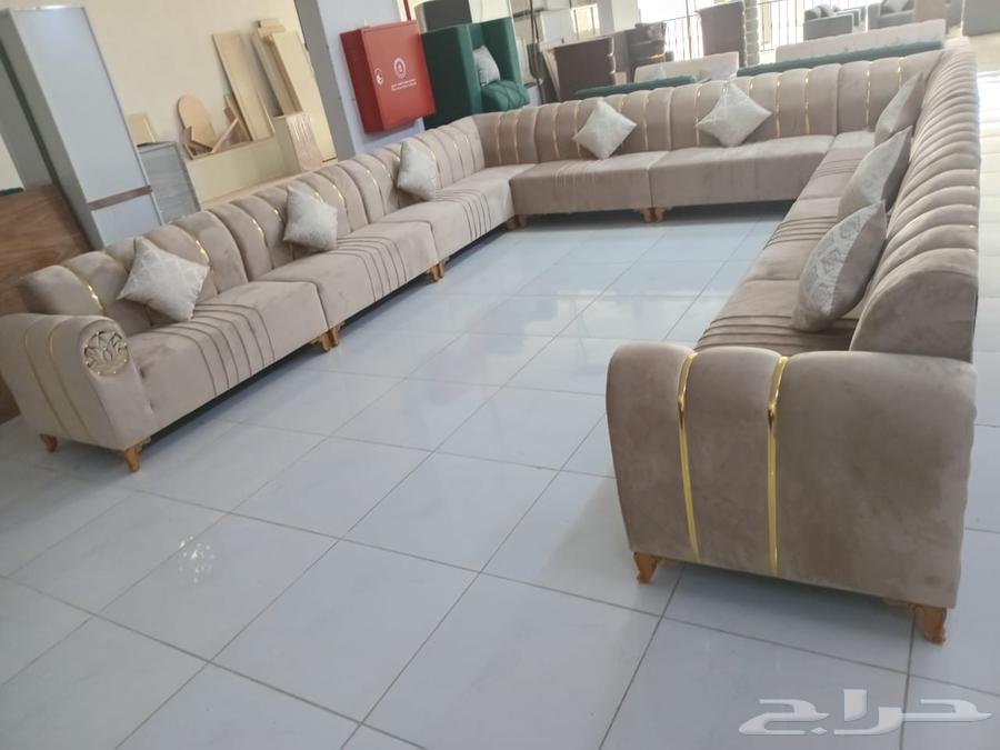 كنب جديد جاهز بسعر مناسب لجميع والتوصيل مجانا64450091606275112