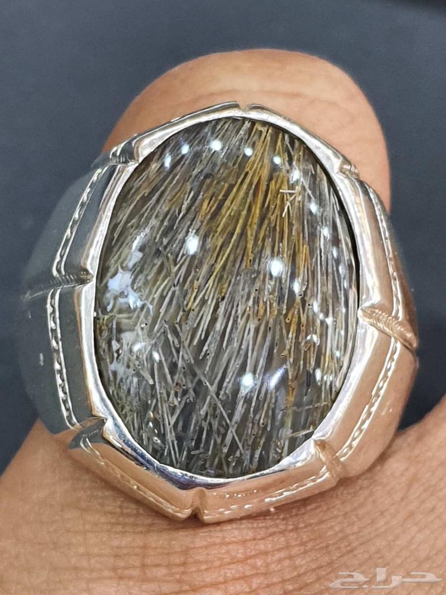 خاتم نوادر العقيق المسماري اليماني64454305332610110