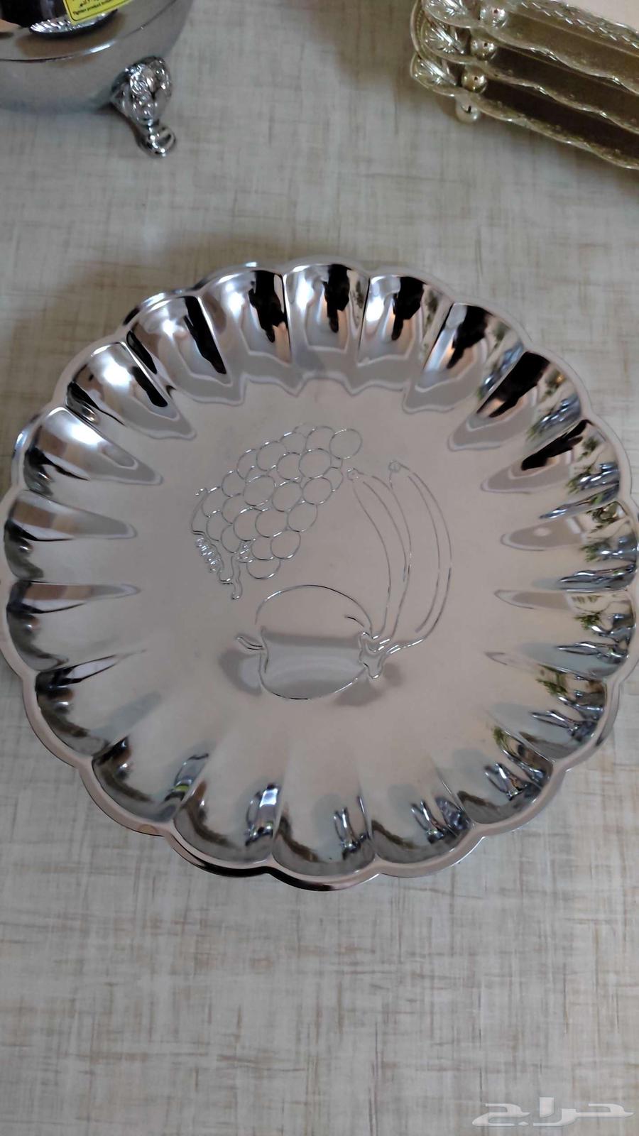 صحون تقديم فضيه 11 حبه جديدة لم تستخدم64457117762050111