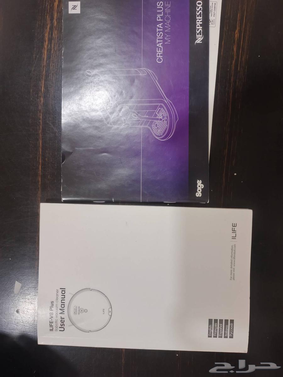 مكينة قهوة Nespresso   مكنسة روبوت ILIFE (شبه جديدة)64452793211906110