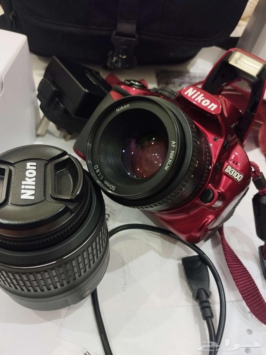 كاميرا نيكون D3100 بحاله الوكاله64451325017603114