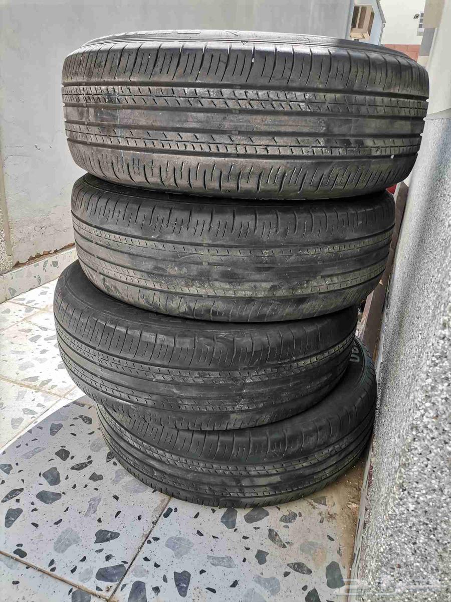 كفرات دالوب جنط 17 مستعمل للبيع64615596117507110