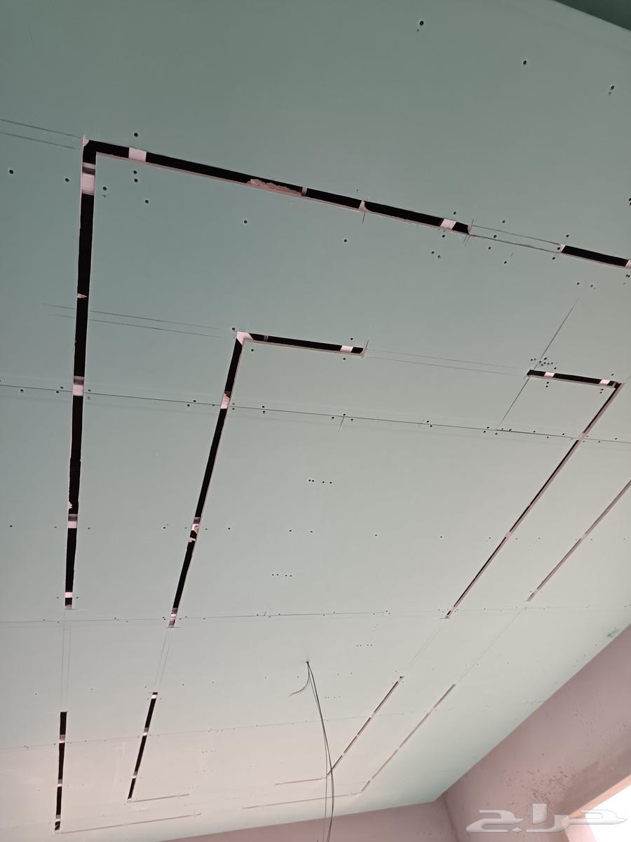 معلم جبسم بورد ديكورت جدران شي سقف64144649117443113