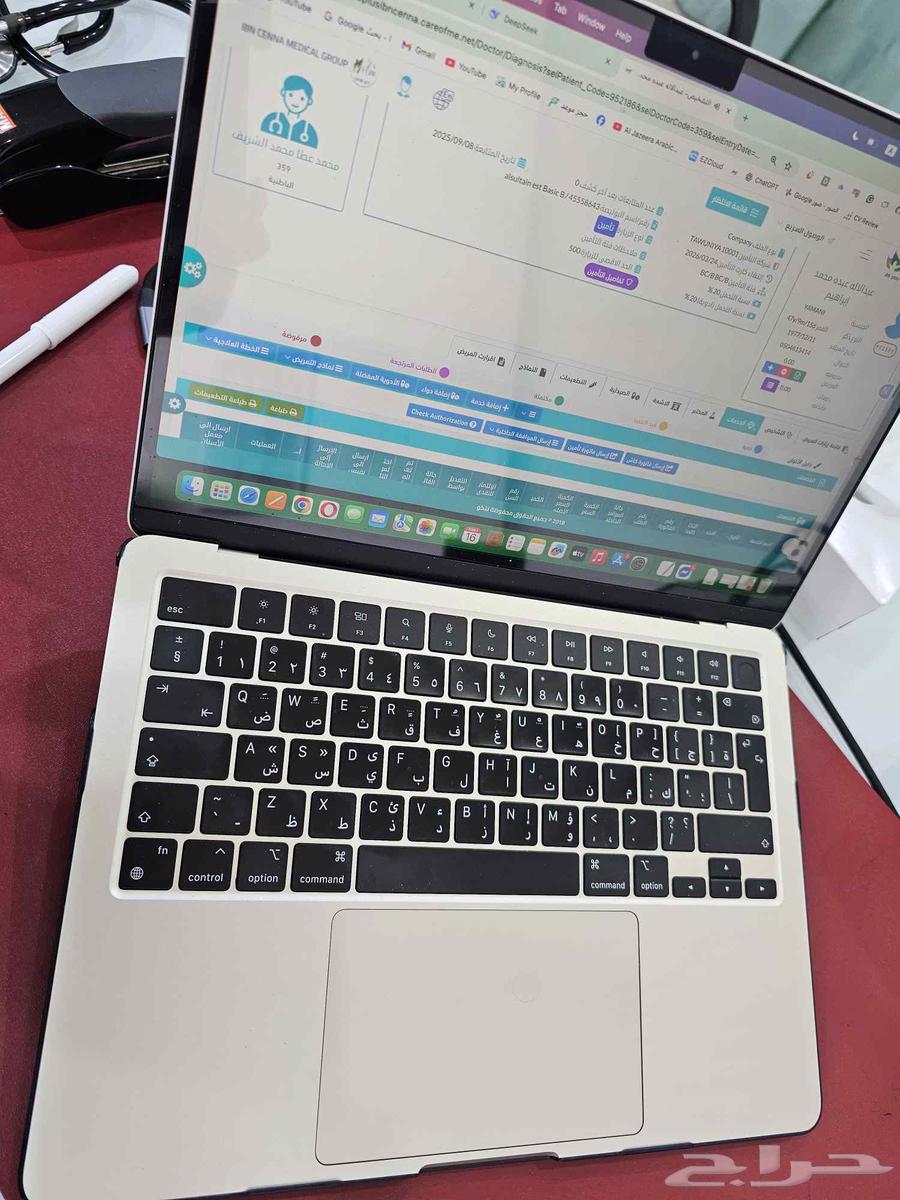 ماك بوك إير 13 M2 8 جيجابايت رام 25664452023113219112