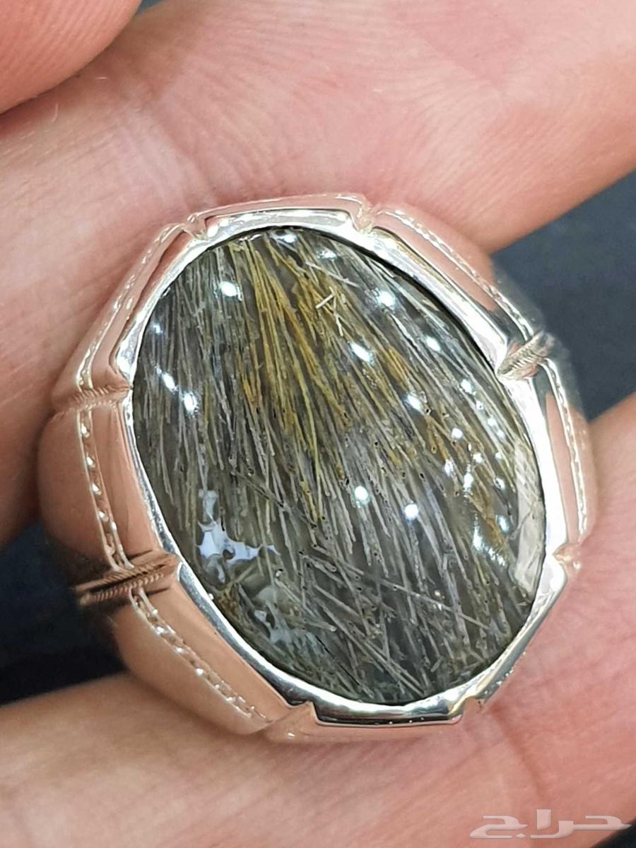 خاتم نوادر العقيق المسماري اليماني64454305332610111