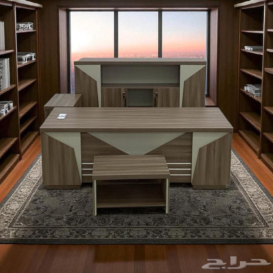 عندنا اثاث المكتبي جديد متوفر للبيع سعر جمله مكتب مدير فخم64455154168195112
