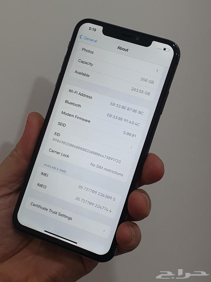 iPhone XS Max Gray 256 with Tamara64456899925763110