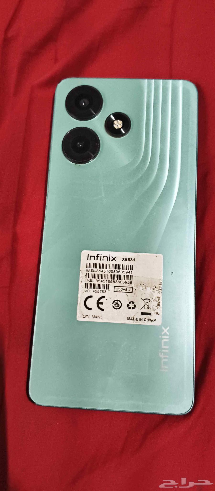 للبيع جوال انفينكس هوت 30 256قيقا 16 رام64456060518913110