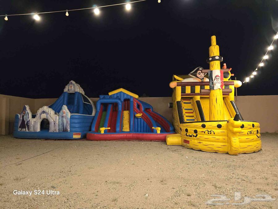 العاب هوائيه وملاعب صابونيه للبيع مستخدمه وجديد64450184981122112