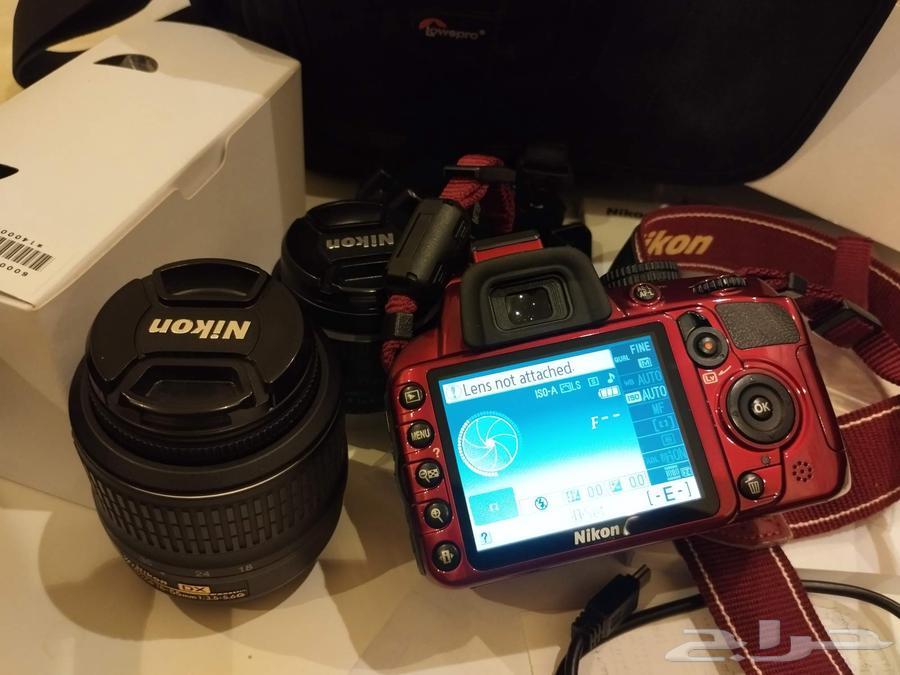 كاميرا نيكون D3100 بحاله الوكاله64451325017603113
