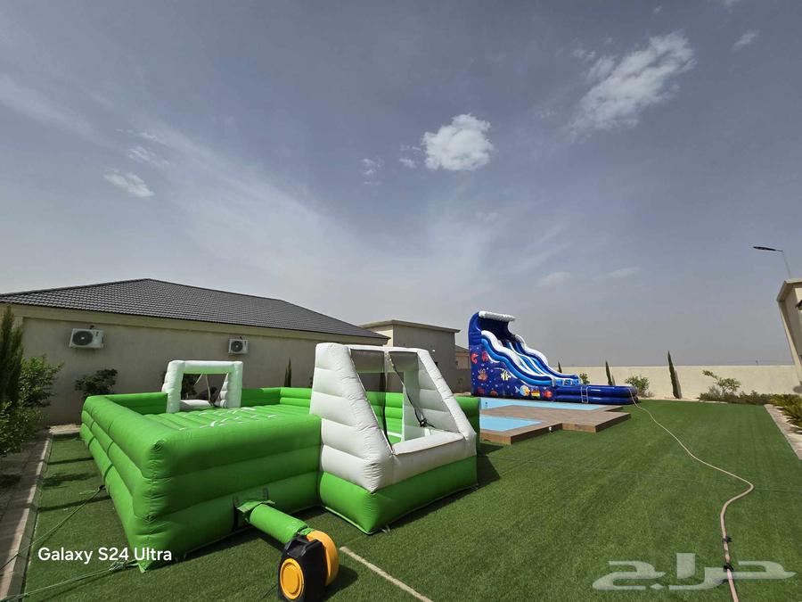 العاب هوائيه وملاعب صابونيه للبيع مستخدمه وجديد64450184981122110