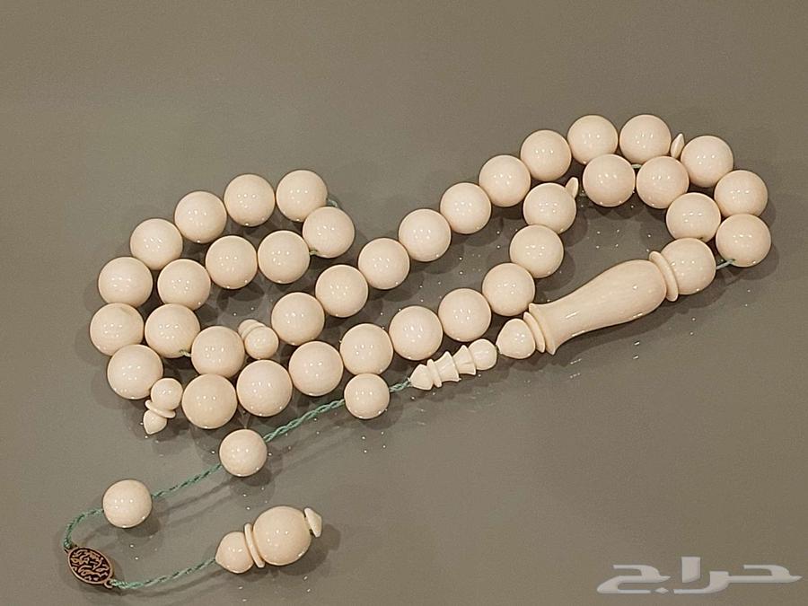 سبحة مسباح عاج فيل طبيعي 37 خرزة64457009479938110