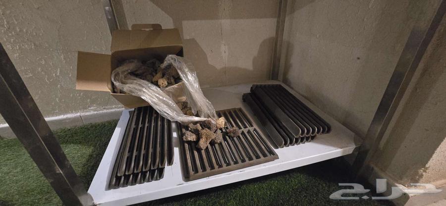 شواية جريل الحجر البركاني غاز جديده لم تستخدم عالضمان64450022762755114