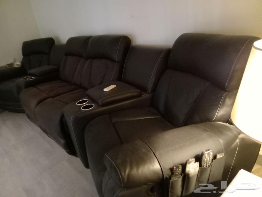 كنب استرخاء سينما جلد للبيع حرف U64453202093186110