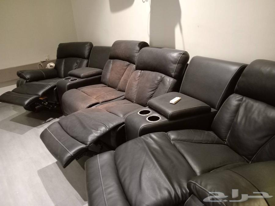 كنب استرخاء سينما جلد للبيع حرف U64453202093186113