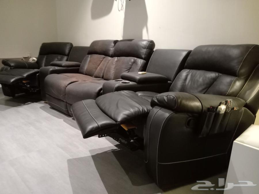 كنب استرخاء سينما جلد للبيع حرف U64453202093186112