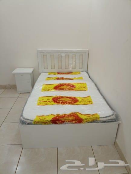 New 1 - Single and a half bed, length 1.90, width 1.20, 1 cabinet with two drawers64454646683010114