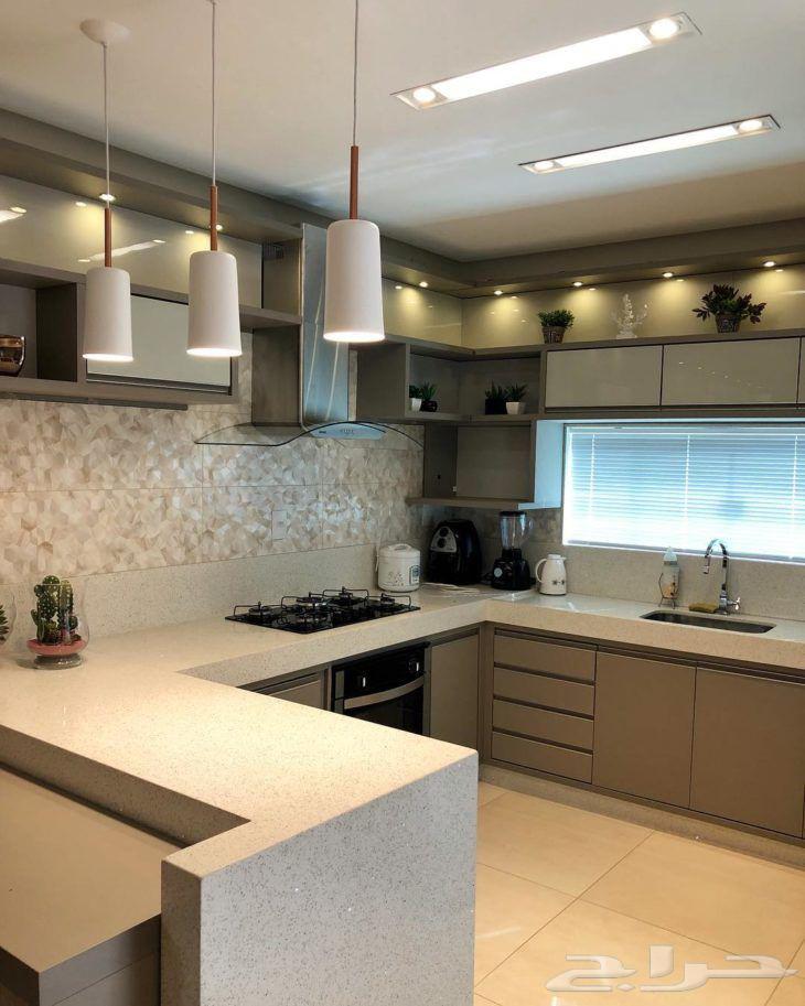 مطبخ صاج قطاع خاص ثلاث أدوار درفه مودرن لون خشابي مع ساده64450651528707111