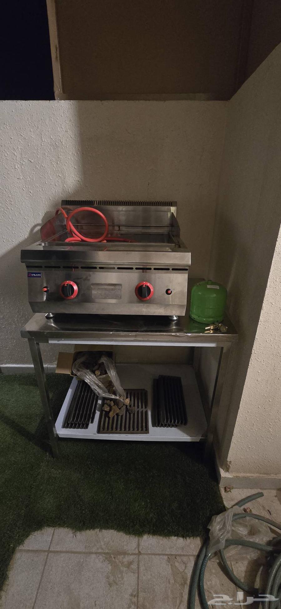 شواية جريل الحجر البركاني غاز جديده لم تستخدم عالضمان64450022762755110