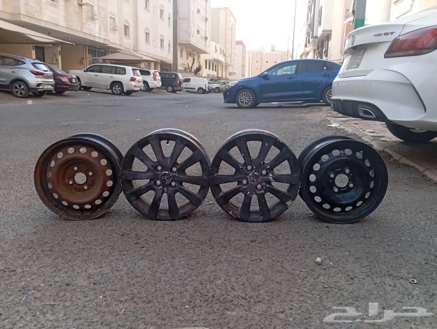 جنوط كورولا اربعه مسمار للبيع اتنين جنط 14 اتنين جنط 1564625626795777113