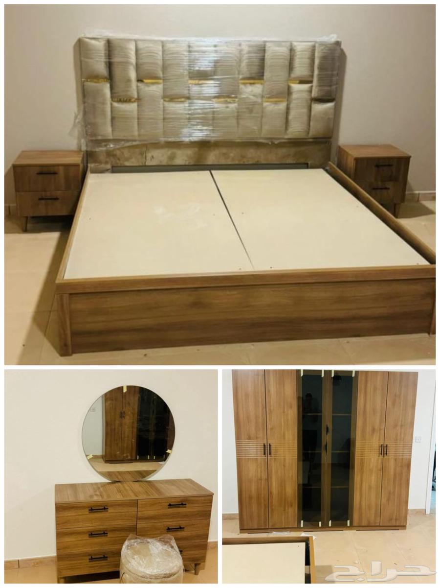 غرف نوم جديده جاهزه وأسره ودواليب جديده جاهزه64462910209409111