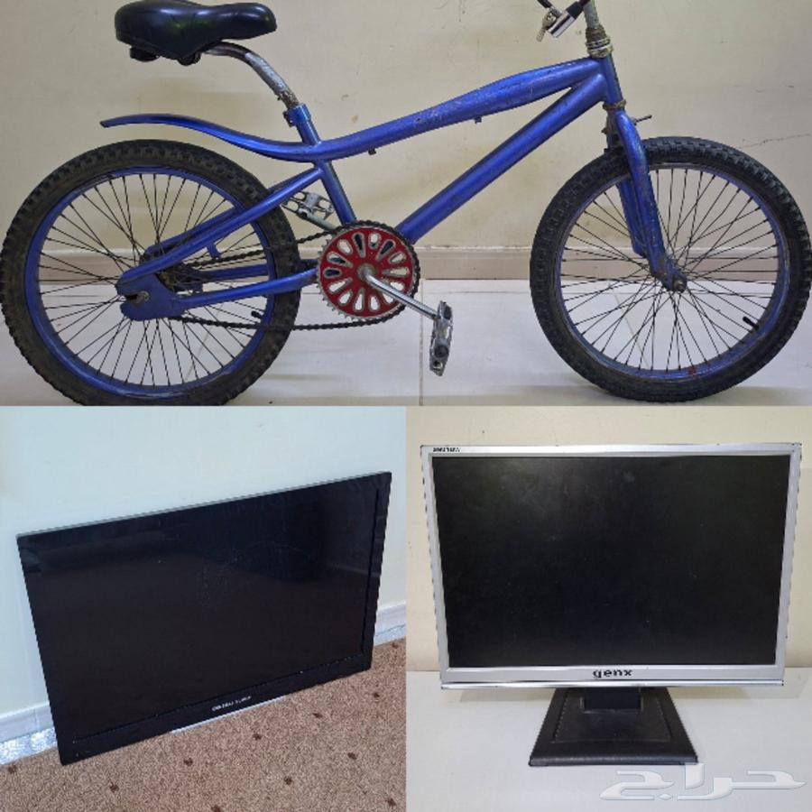 شاشتين ودراجه للبيع64460544462977110