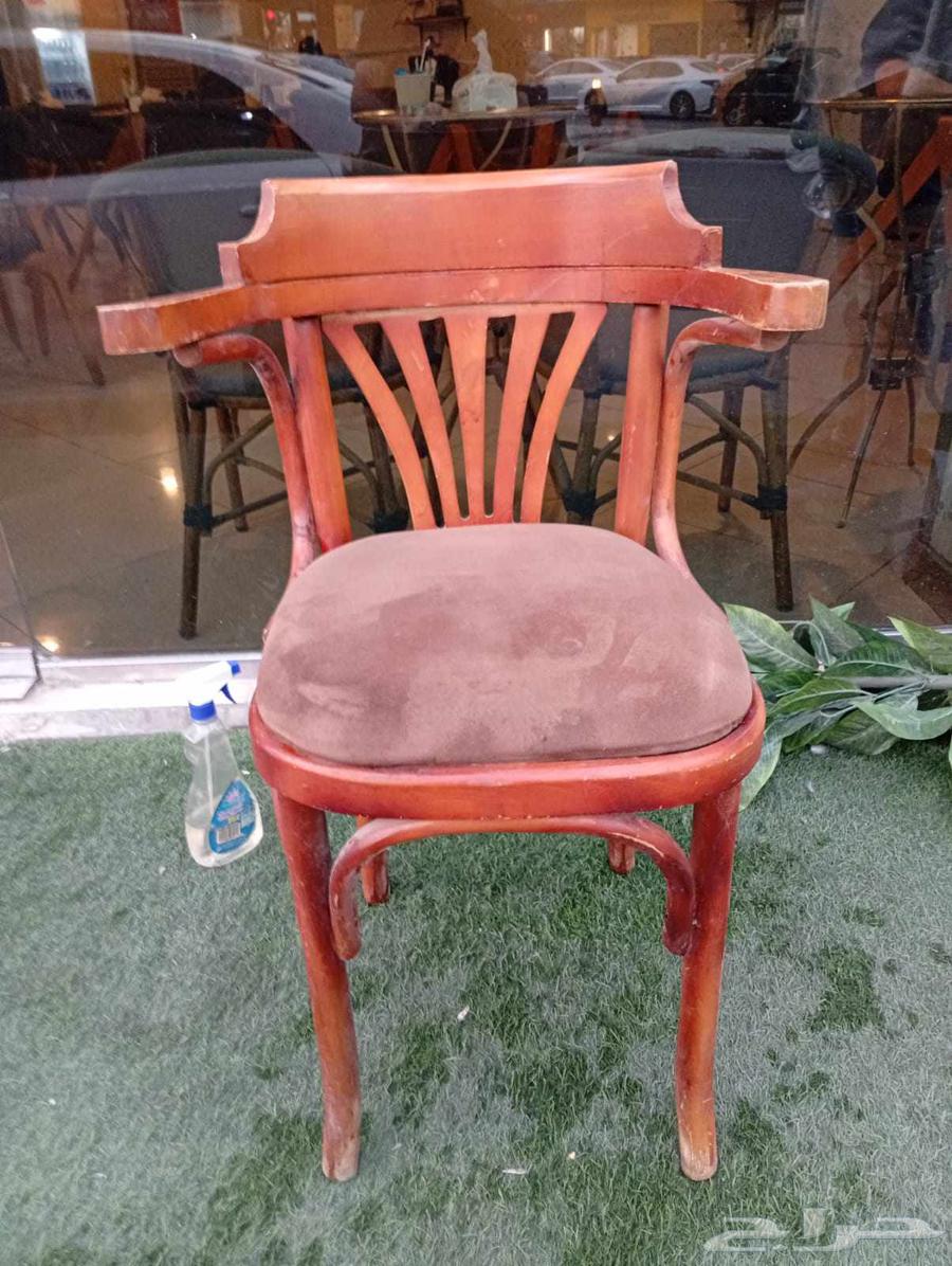 كرسي خشب ممتاز جدا وتجنيد عالي استعمال بسيط يوجد 15 قطعه مفا64457199320835112