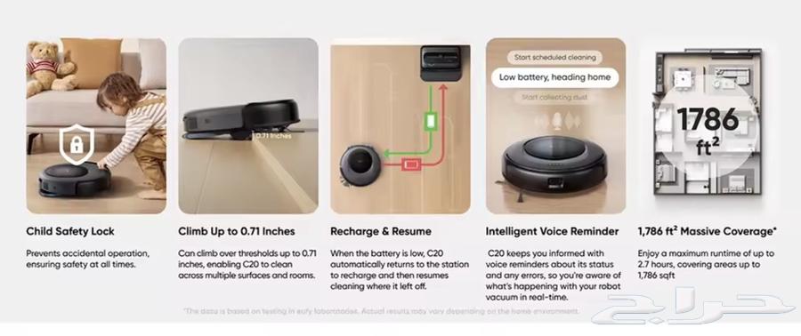 Eufy Omni C20 Robot Vacuum and Mop64460256320001112