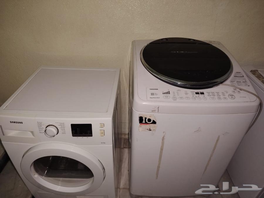 غسالة جيسون و غسالة توشيبا و مجفف سامسونج و سخان خزف سعودي64462513422595111