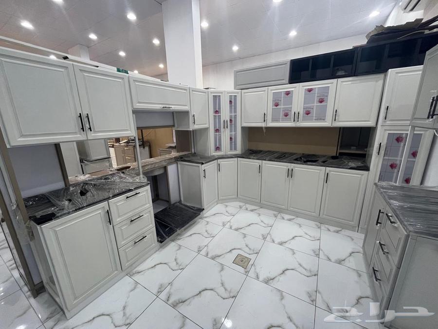 مطبخ صاج جديد جاهز 6 متر مع مكان الغاز رخام صناعي درجه ثاني64460843878786114