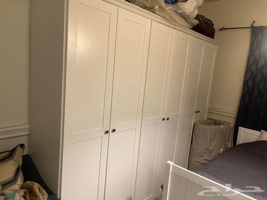 غرفة نوم خشب سويدي شبه جديدة64460898594819114